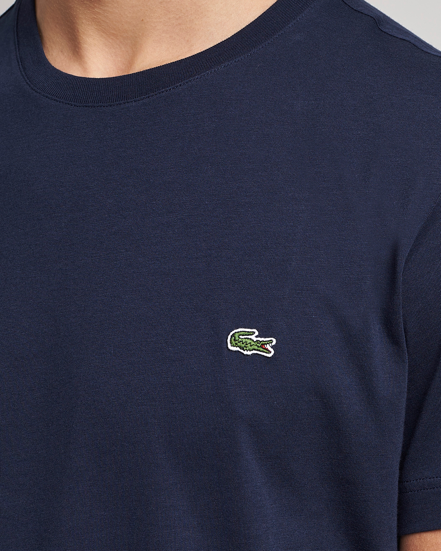 Herren | T-Shirts | Lacoste | Crew Neck T-Shirt Navy