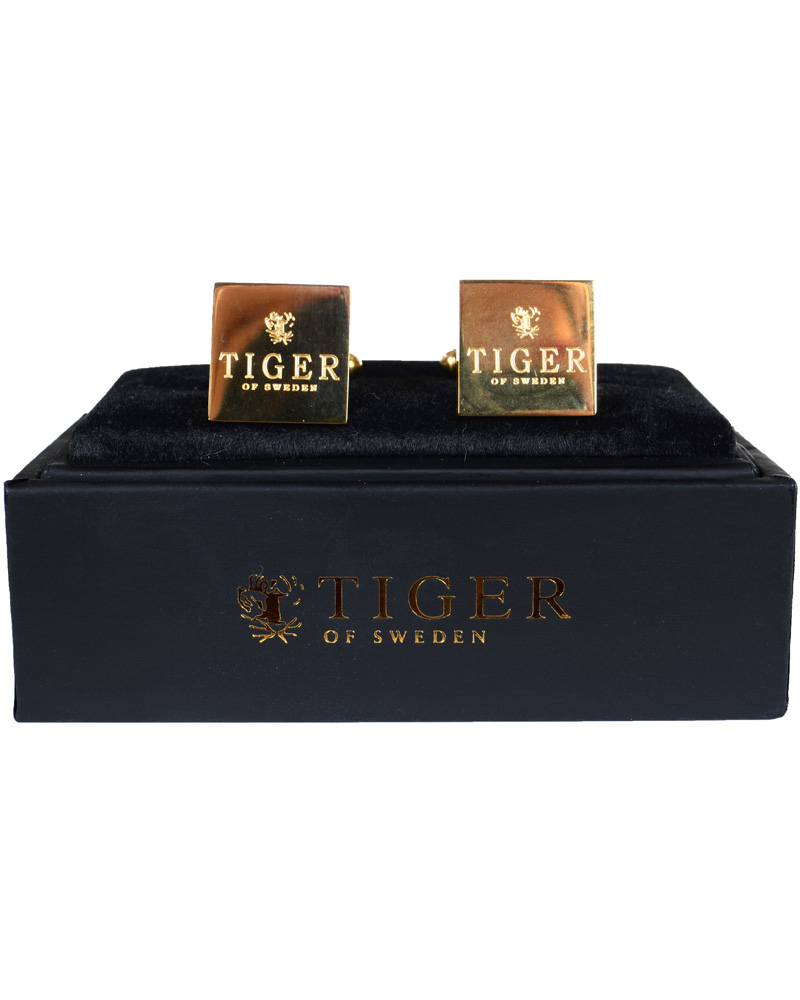 Herren | Tiger of Sweden Francesco Cuff Link Gold | Tiger of Sweden | Francesco Cuff Link Gold
