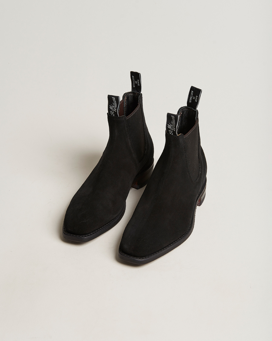 Herren | Chelsea-Boots | R.M.Williams | Blaxland G Boot Suede Black