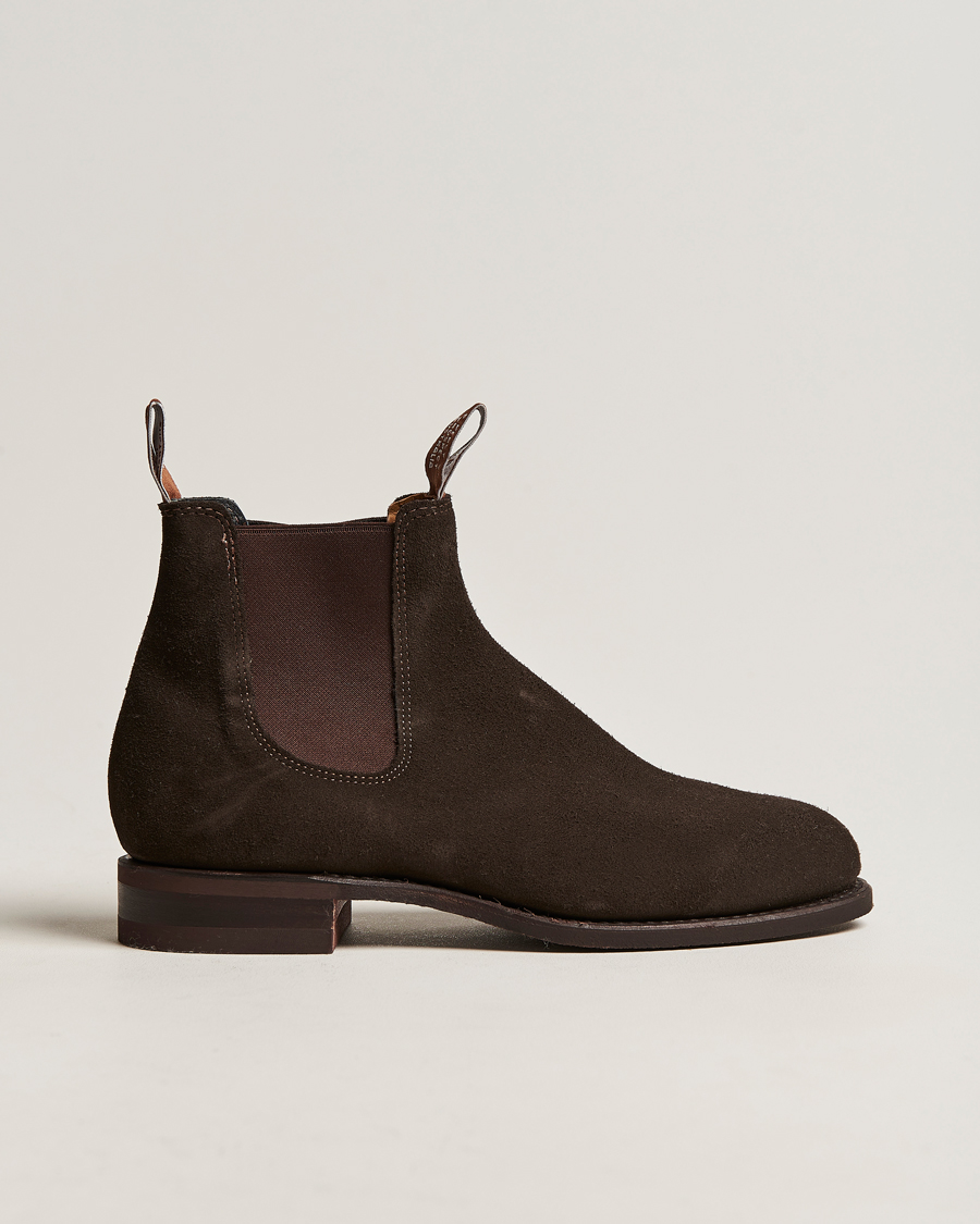 Herren | R.M.Williams Wentworth G Boot Chocolate Suede | R.M.Williams | Wentworth G Boot Chocolate Suede