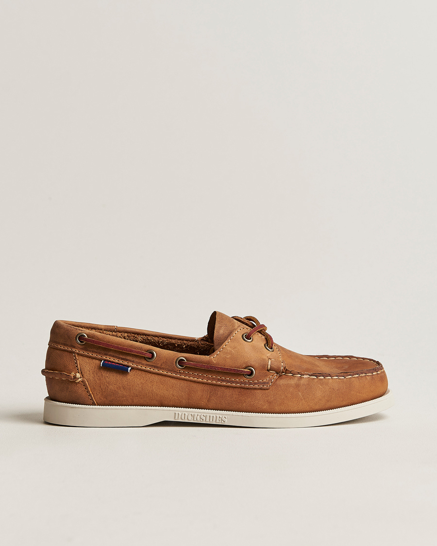 Herren | Segelschuhe | Sebago | Docksides Nubuck Boat Shoe Brown