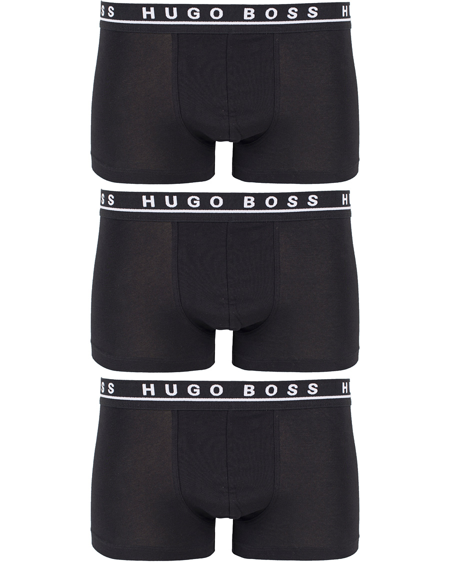 Herren | Unterwäsche | BOSS BLACK | BOSS 3-Pack Trunk Boxer Shorts Black