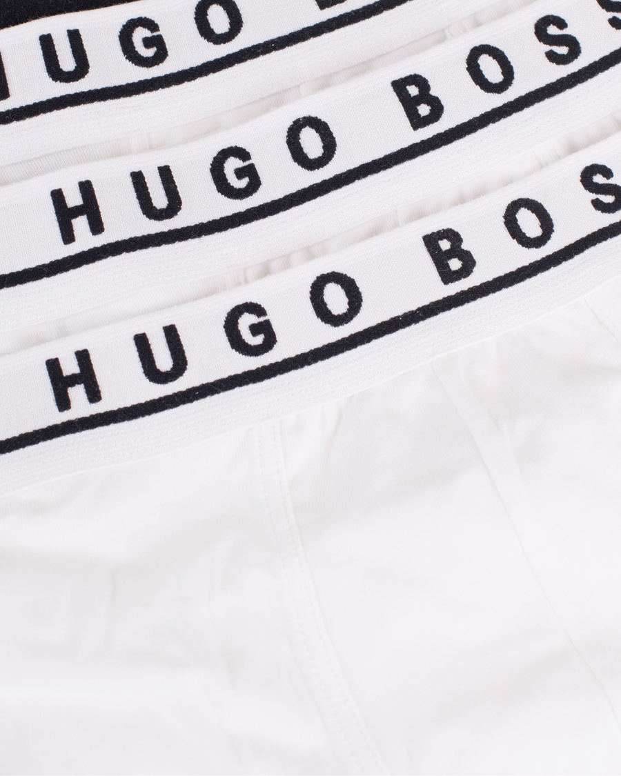 Herren | Unterwäsche | BOSS BLACK | BOSS 3-Pack Trunk Boxer Shorts White