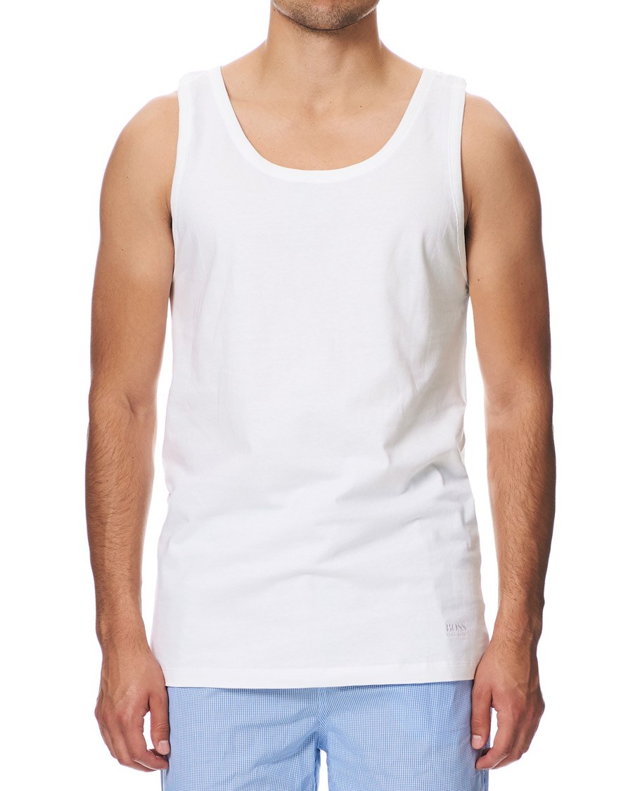 Herren | T-Shirts | BOSS BLACK | BOSS 3-Pack Tank Top White