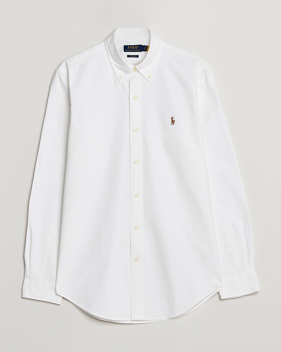 Herren | Hemden | Polo Ralph Lauren | Custom Fit Oxford Shirt White