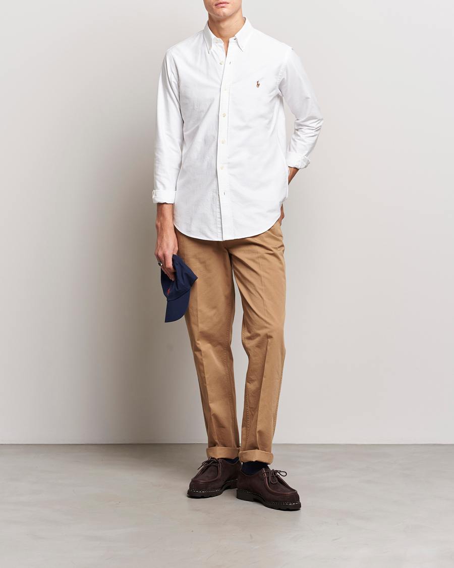 Herren | Hemden | Polo Ralph Lauren | Custom Fit Oxford Shirt White