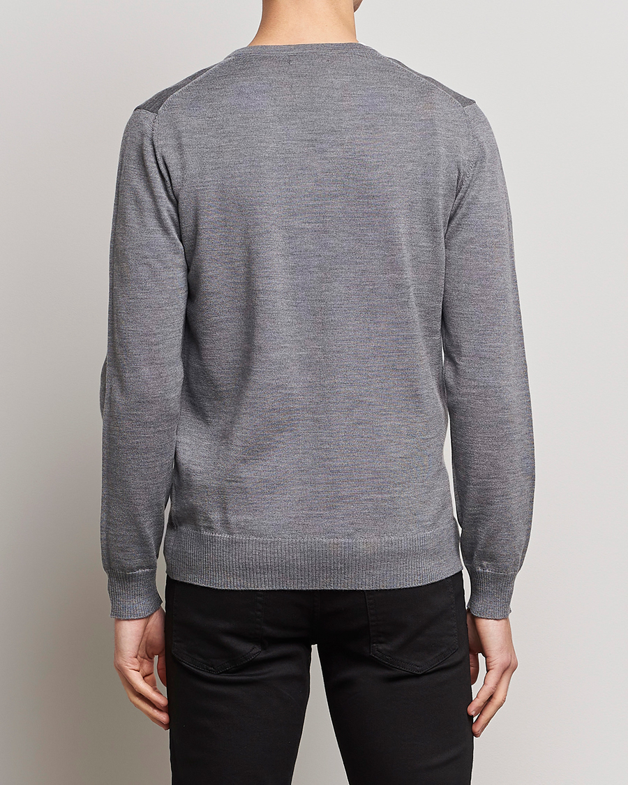 Herren | Pullover | J.Lindeberg | Lymann True Merino V-Neck Pullover Grey