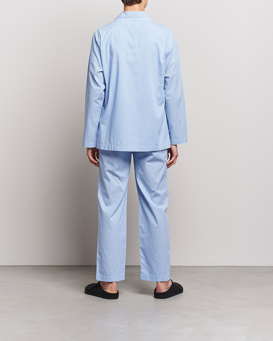 Herren | Pyjamas | Polo Ralph Lauren | Pyjama Set Mini Gingham Blue