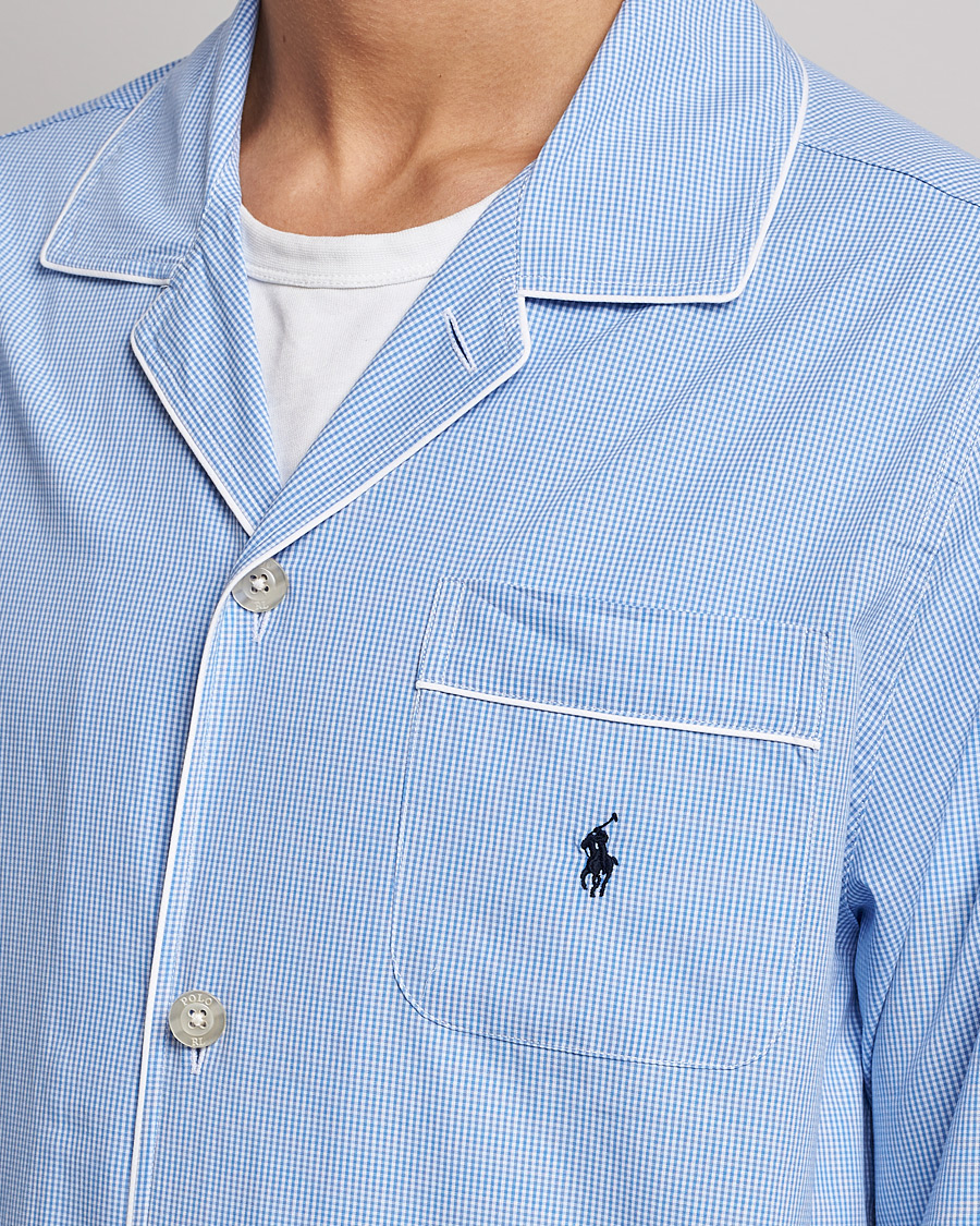Herren | Schlafanzüge & Bademäntel | Polo Ralph Lauren | Pyjama Set Mini Gingham Blue