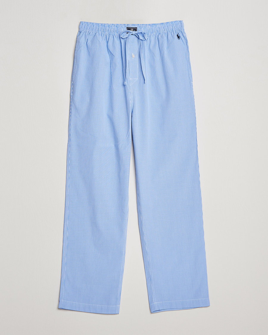 Herren | Pyjamas | Polo Ralph Lauren | Pyjama Pant Mini Gingham Blue