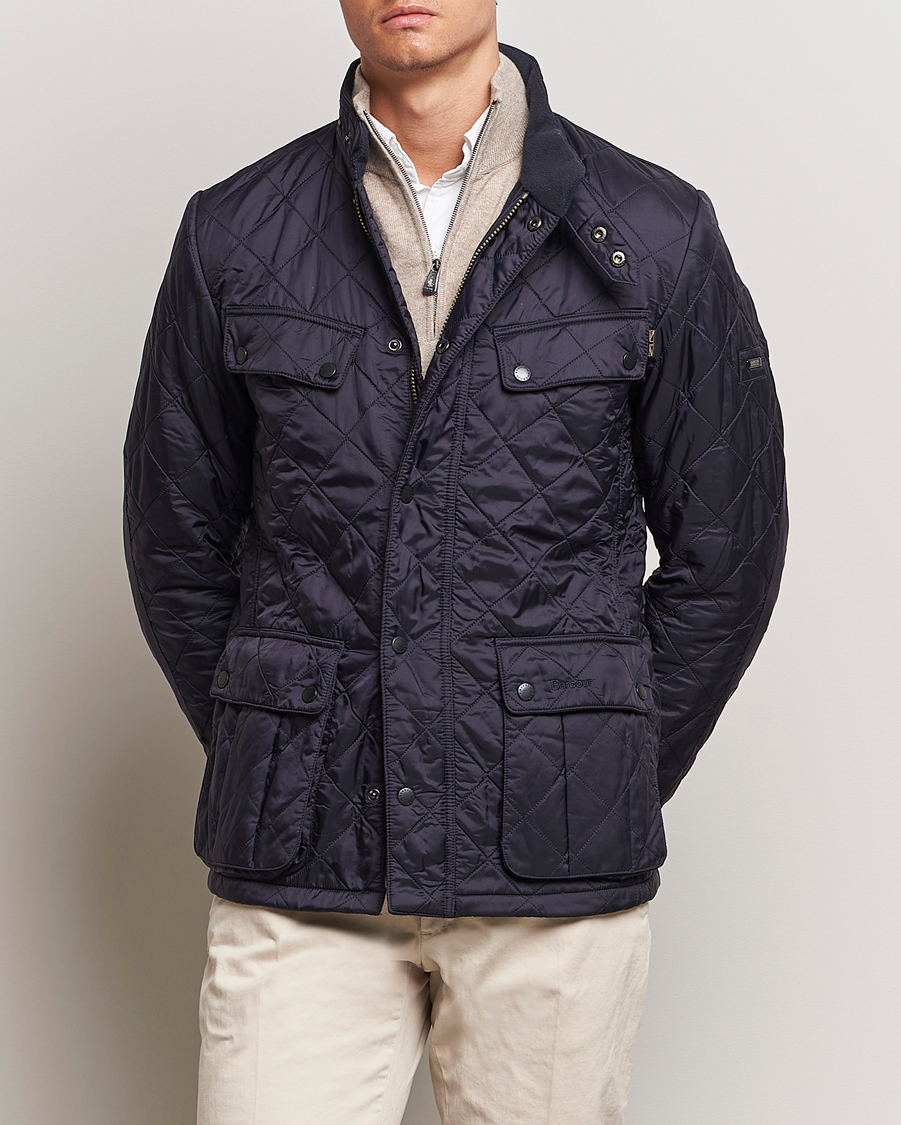 Herr | Kläder | Barbour International | Ariel Polarquilt International Jacket Navy
