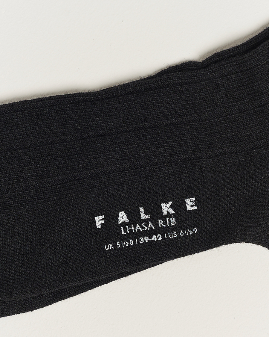 Herren | Unterwäsche | Falke | Lhasa Cashmere Socks Black