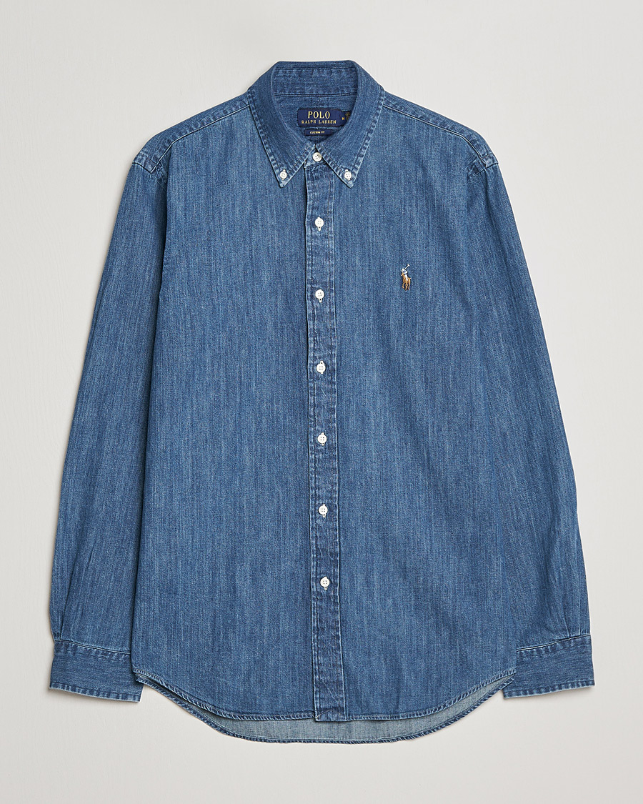 Herren |  | Polo Ralph Lauren | Custom Fit Shirt Denim Dark Wash