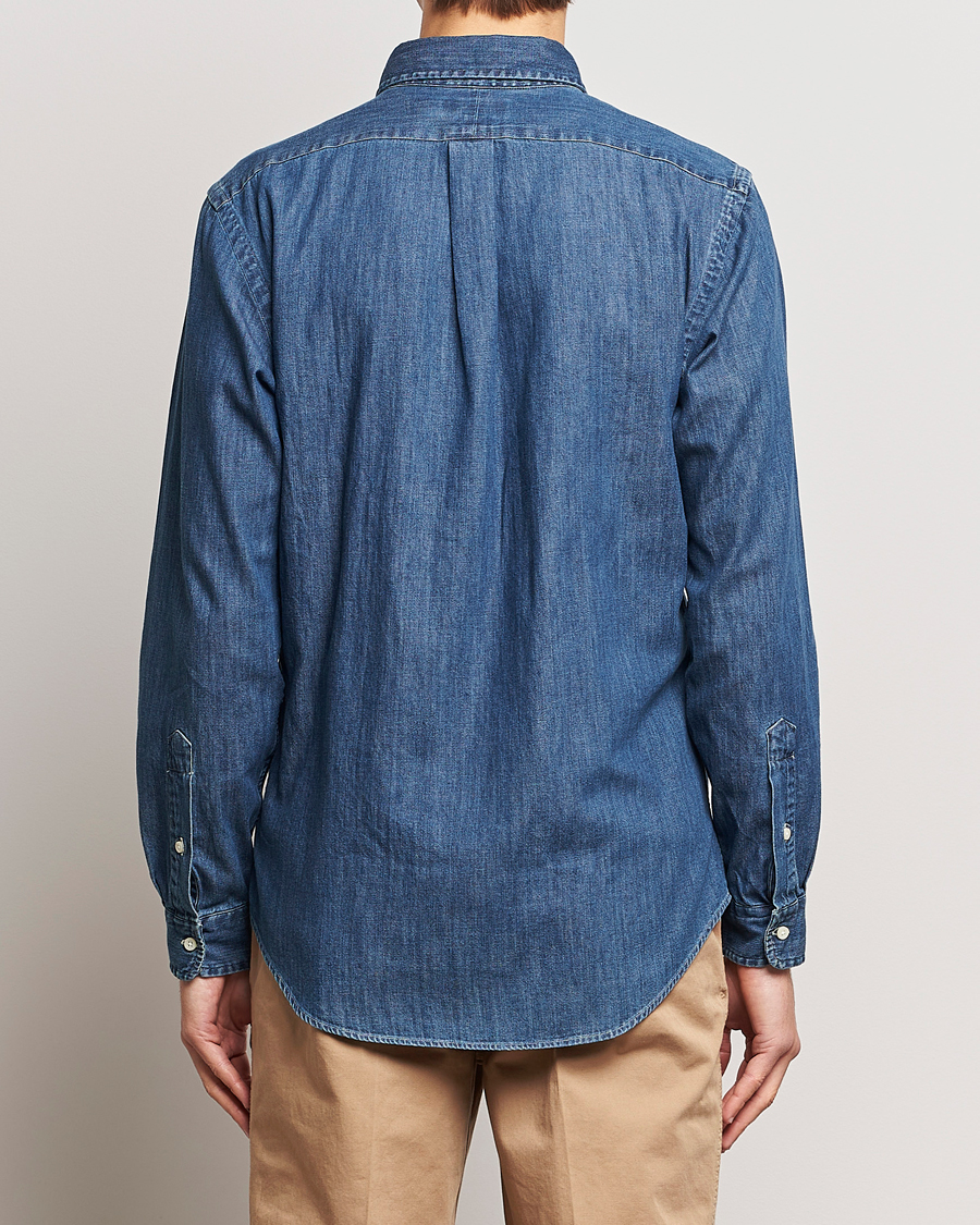 Herren | Hemden | Polo Ralph Lauren | Custom Fit Shirt Denim Dark Wash