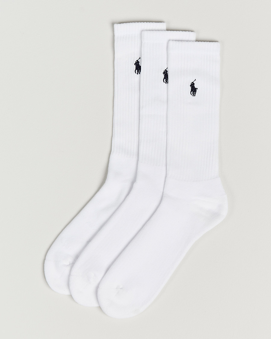 Herren | Unterwäsche | Polo Ralph Lauren | 3-Pack Crew Sock White