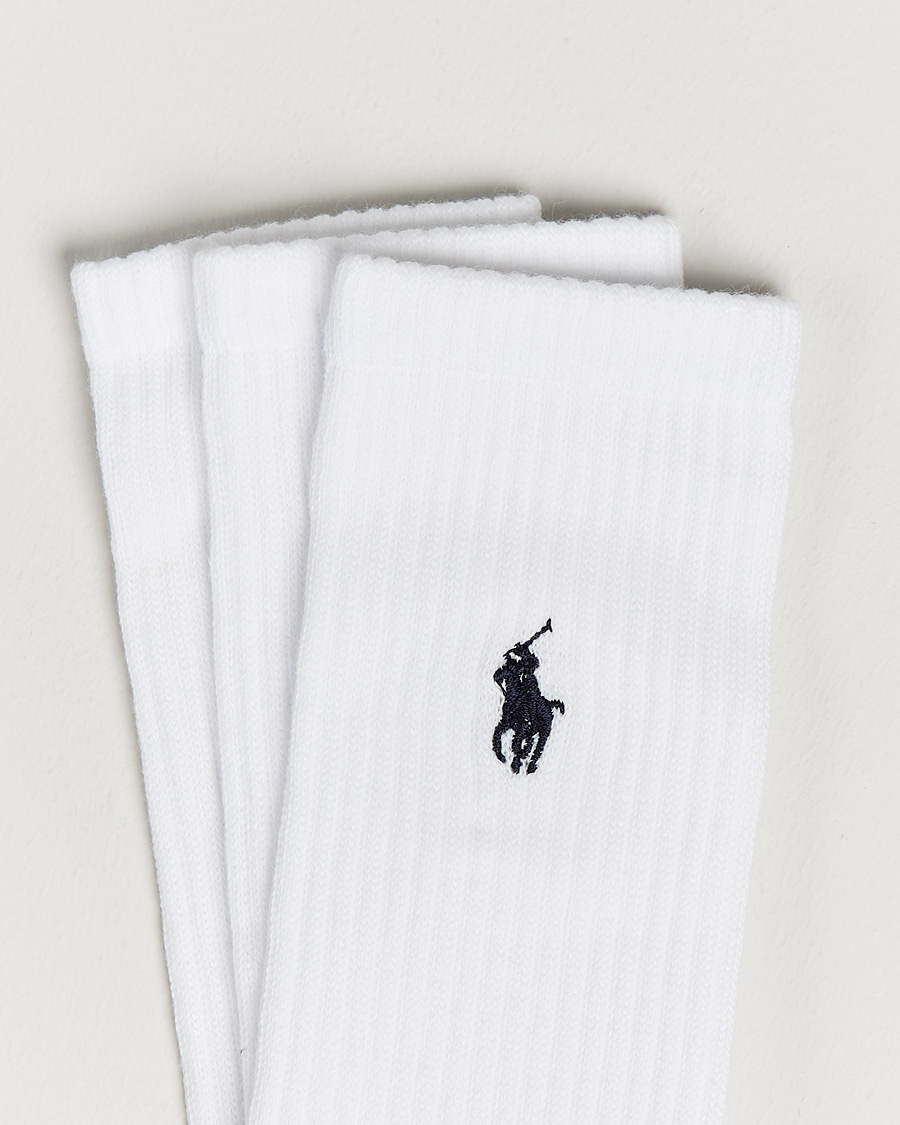 Herren | Polo Ralph Lauren | Polo Ralph Lauren | 3-Pack Crew Sock White