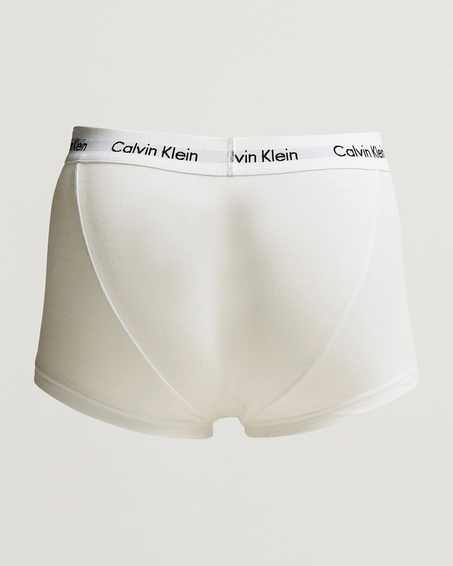 Herren |  | Calvin Klein | Cotton Stretch Low Rise Trunk 3-pack Red/Blue/White