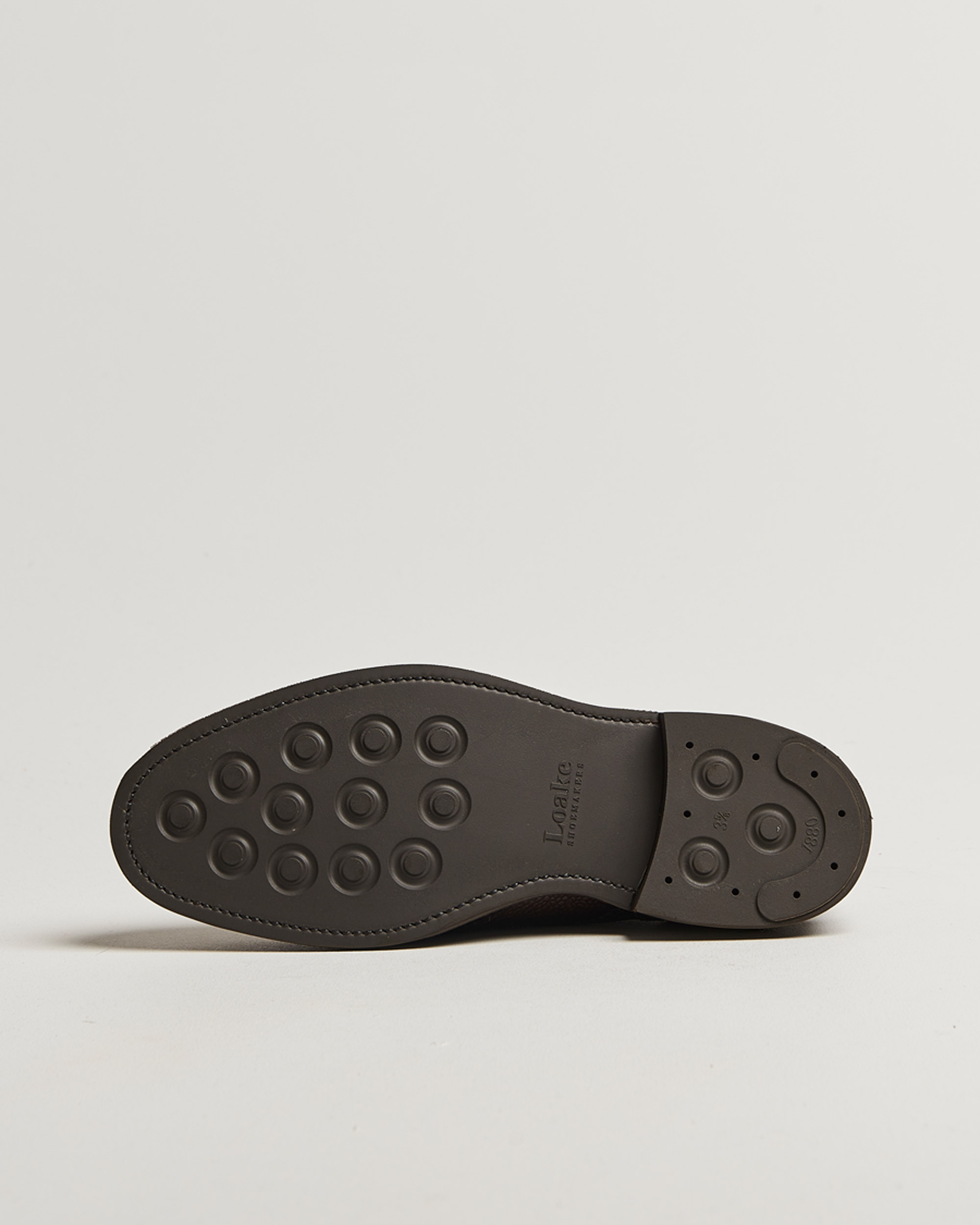 Herren | Brogue | Loake 1880 | Badminton Brogue Dark Brown Grain