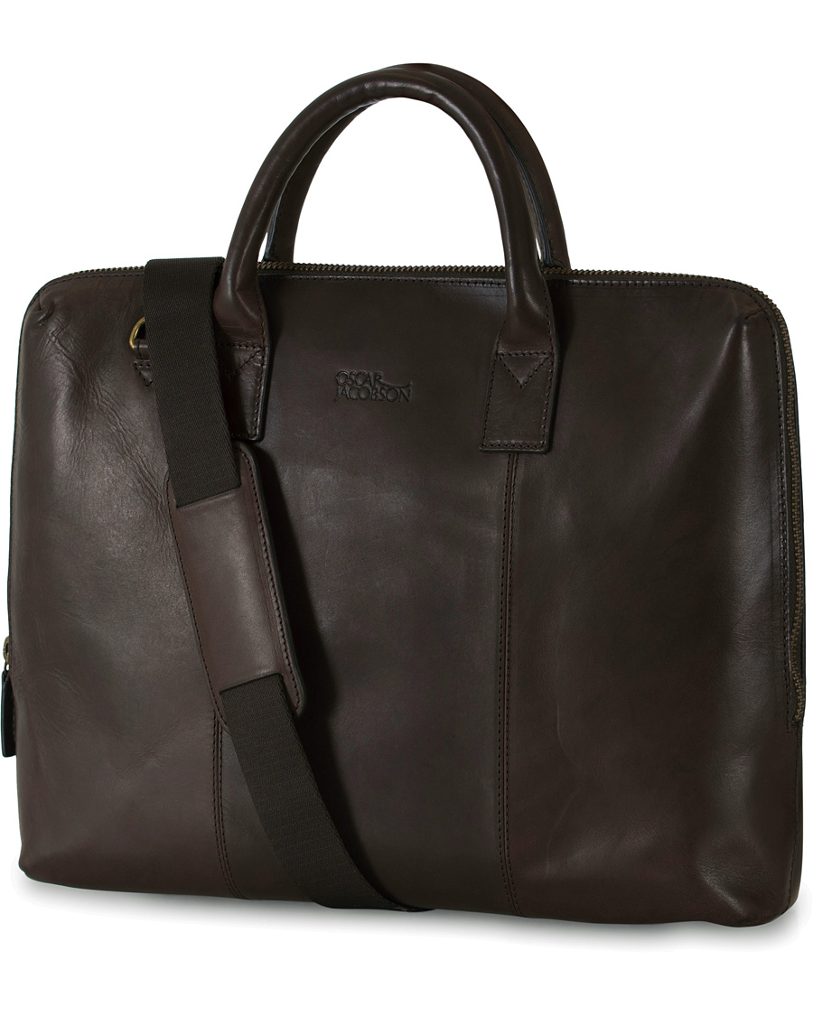 Herren | Oscar Jacobson Briefcase 13'' Laptop Dark Brown | Oscar Jacobson | Briefcase 13'' Laptop Dark Brown