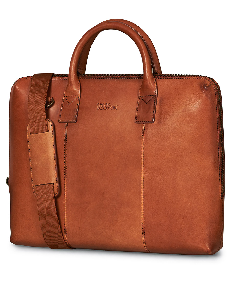 Herren | Oscar Jacobson Briefcase 13'' Laptop Tan | Oscar Jacobson | Briefcase 13'' Laptop Tan