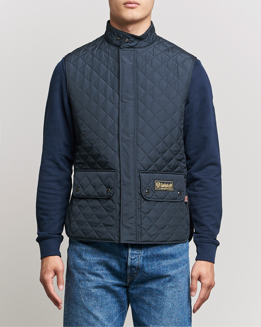 Herren | Westen | Belstaff | Waistcoat Quilted Navy