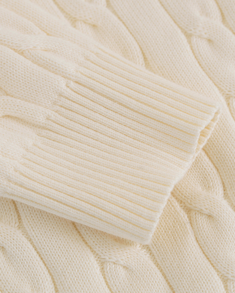 Herren | Pullover | GANT | Cotton Cable Crew Pullover Cream