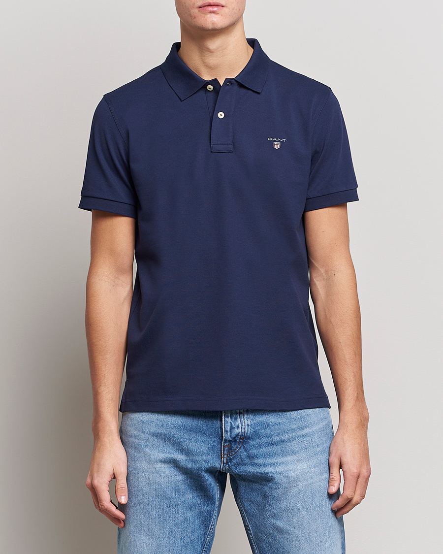 Herren | Poloshirts | GANT | The Original Polo Evening Blue