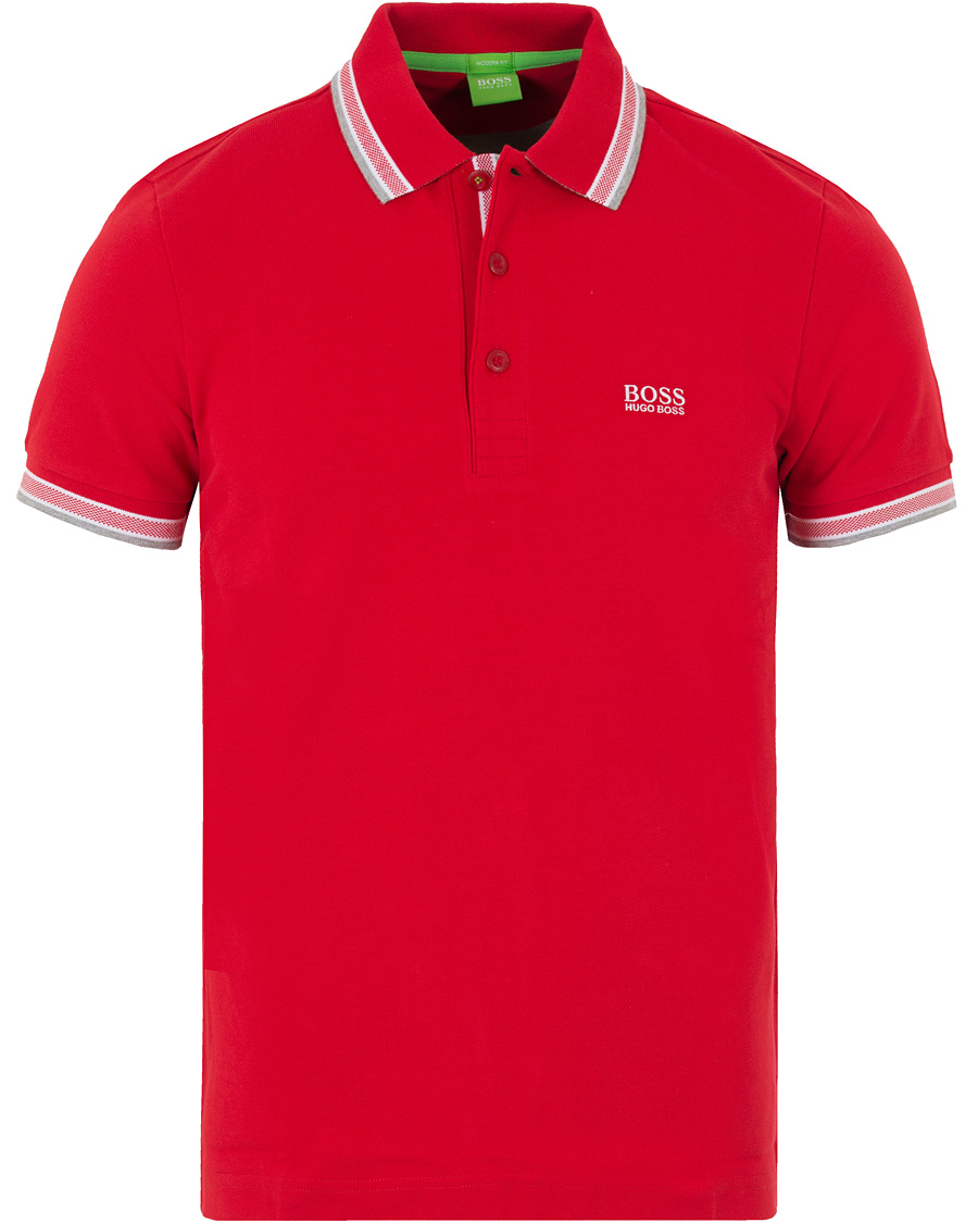 Herren | Poloshirts | BOSS GREEN | BOSS Athleisure Paddy Piké Medium Red