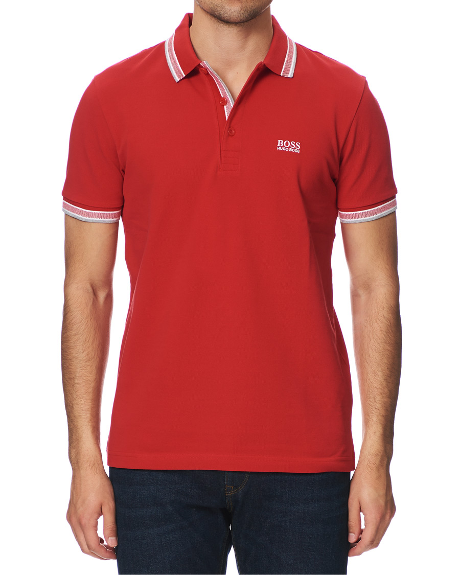 Herren | Poloshirts | BOSS GREEN | BOSS Athleisure Paddy Piké Medium Red
