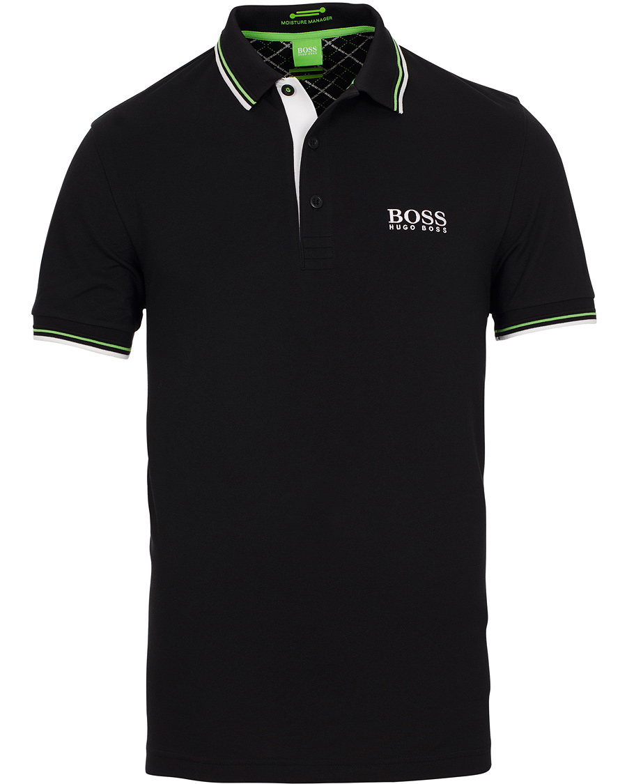 Herren | Poloshirts | BOSS GREEN | BOSS Athleisure Paddy Pro Piké Black