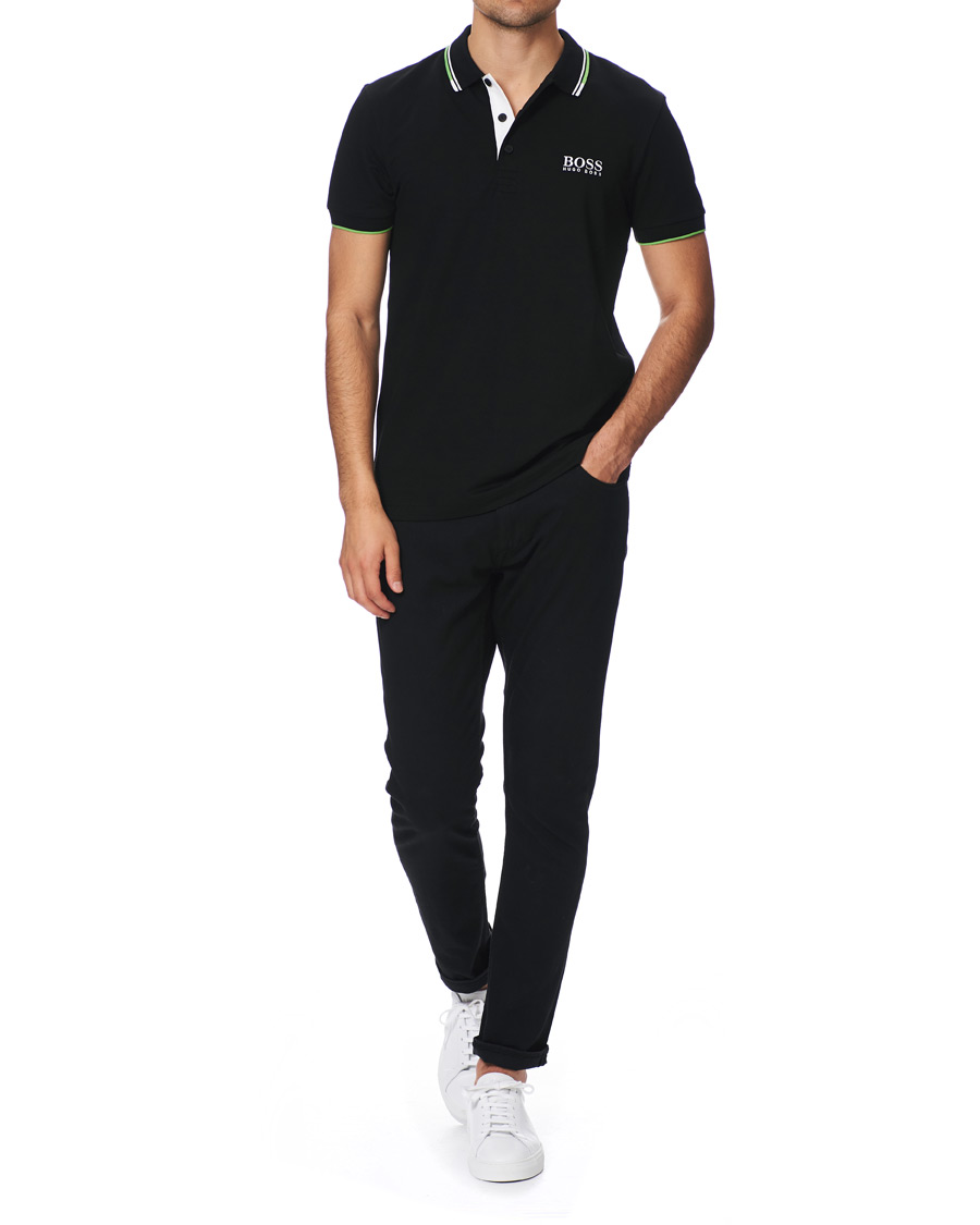 Herren | Poloshirts | BOSS GREEN | BOSS Athleisure Paddy Pro Piké Black