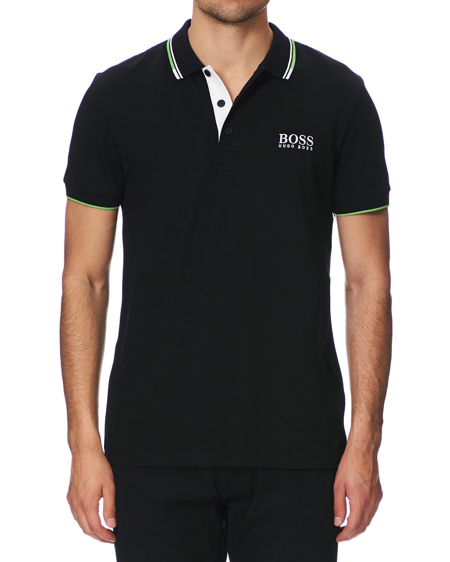 Herren | Poloshirts | BOSS GREEN | BOSS Athleisure Paddy Pro Piké Black