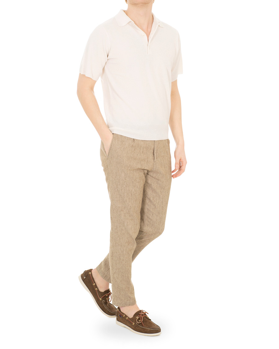 Herren | Sebago Docksides Boat Shoe Dark Brown Nubuck | Sebago | Docksides Boat Shoe Dark Brown Nubuck