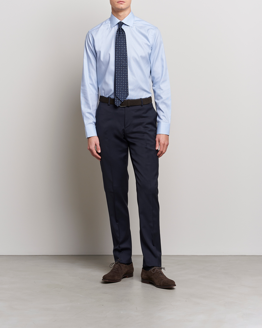 Herr |  | Eton | Slim Fit Shirt Pepita Blue