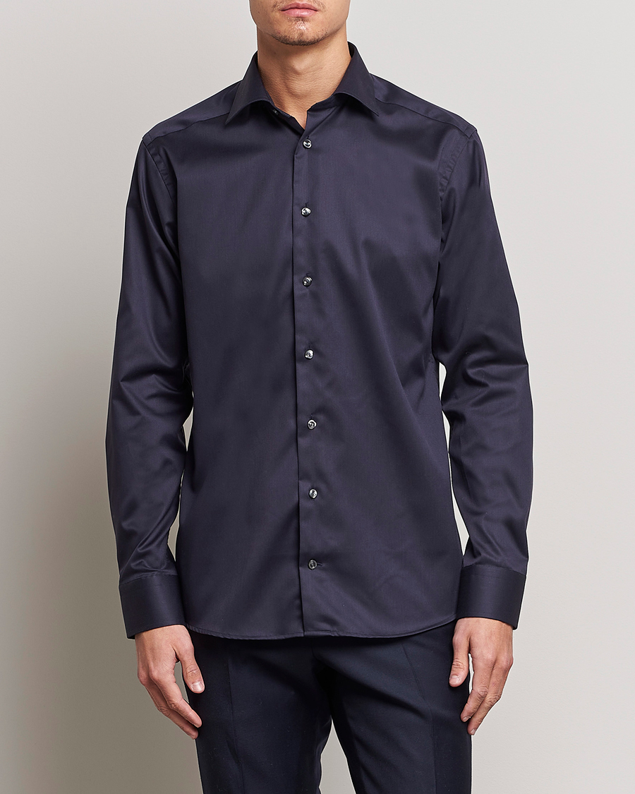 Herren | Formelle Hemden | Eton | Slim Fit Shirt Navy