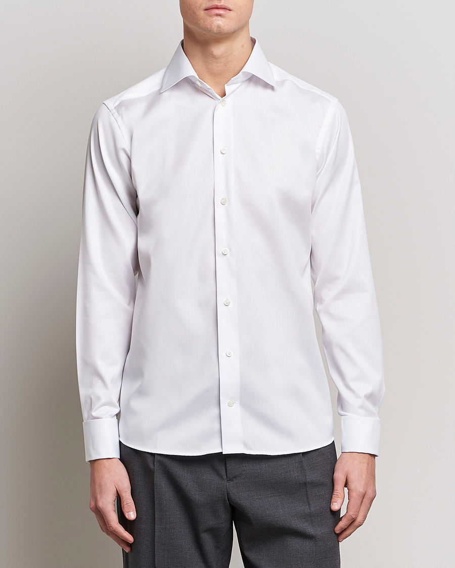 Herren | Business & Beyond | Eton | Slim Fit Shirt Double Cuff White