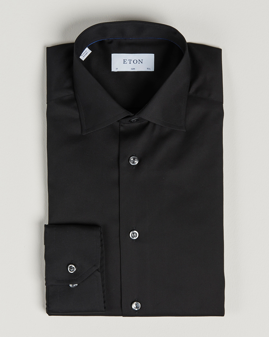 Herren |  | Eton | Slim Fit Shirt Black