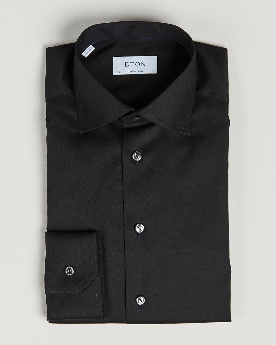 Herren | Hemden | Eton | Contemporary Fit Shirt Black