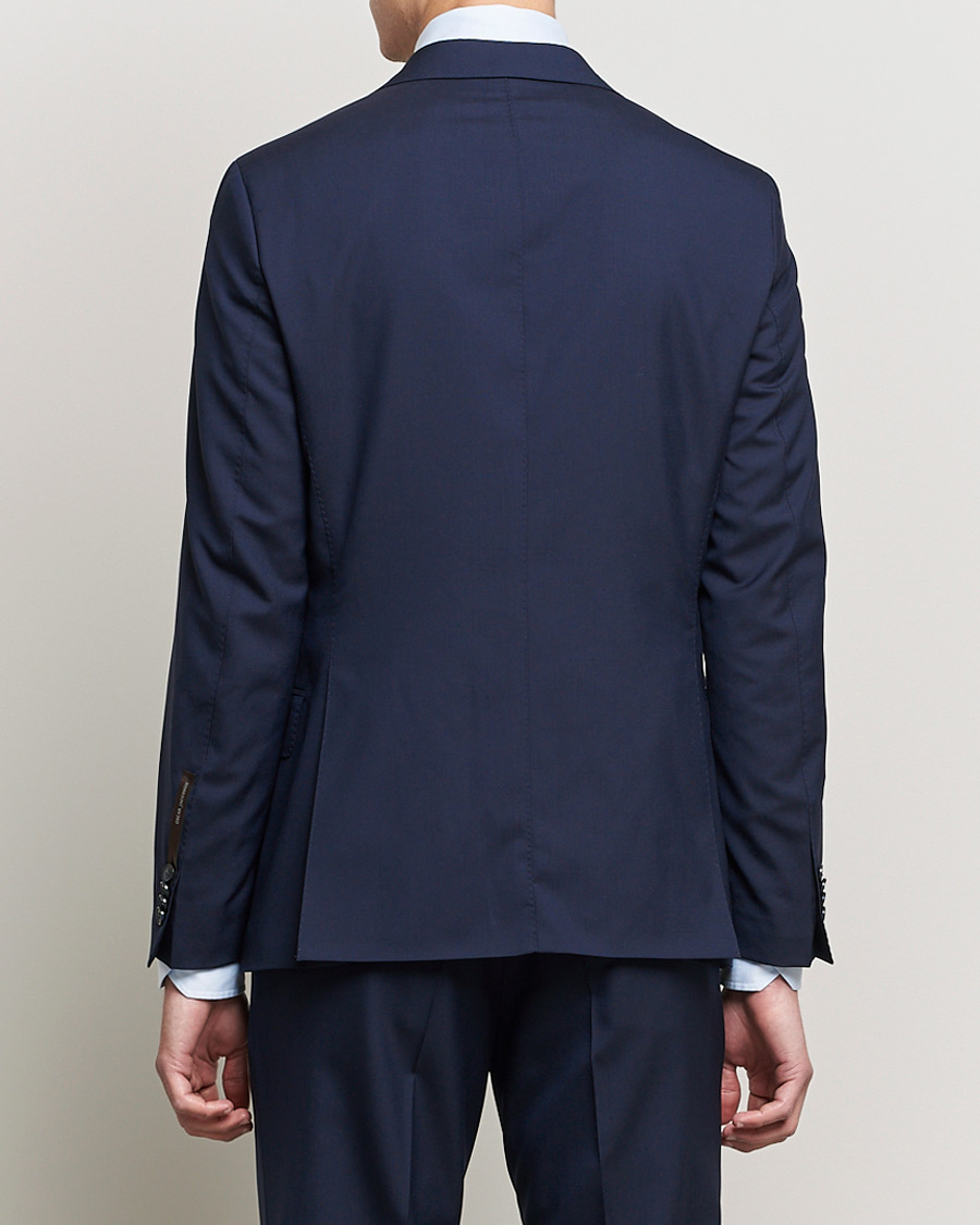 Herren | Sakkos | Oscar Jacobson | Edmund Blazer Super 120's Wool Navy 46