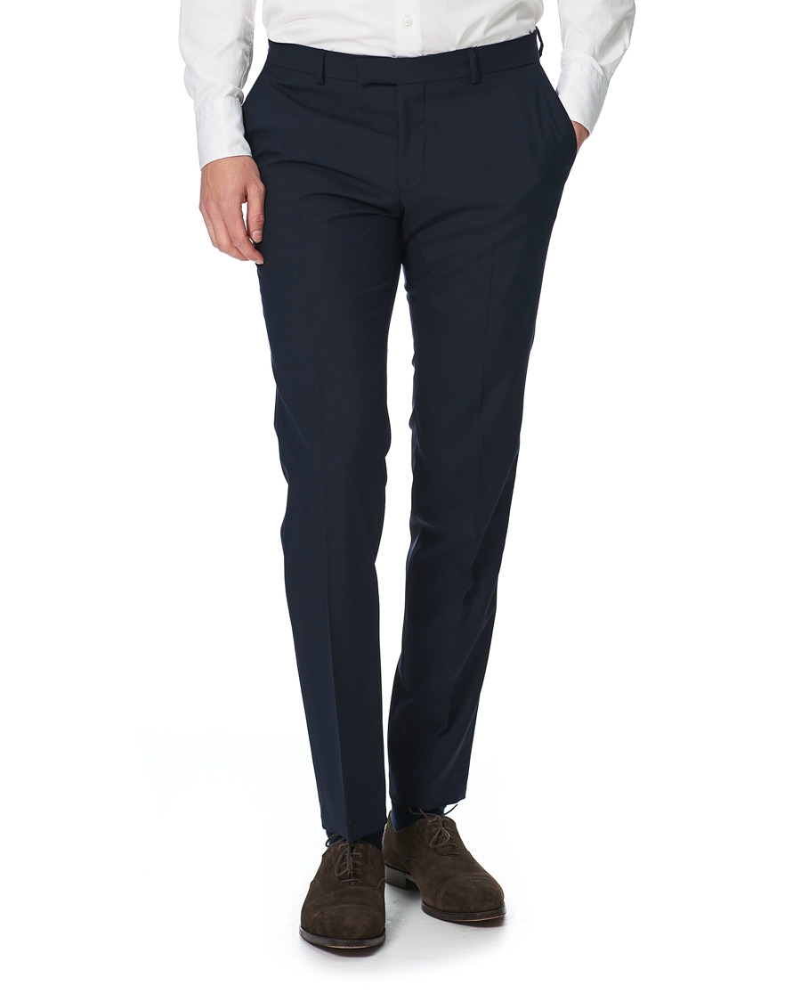 Herren | Hosen | Oscar Jacobson | Damien Trousers Super 120's Wool Navy