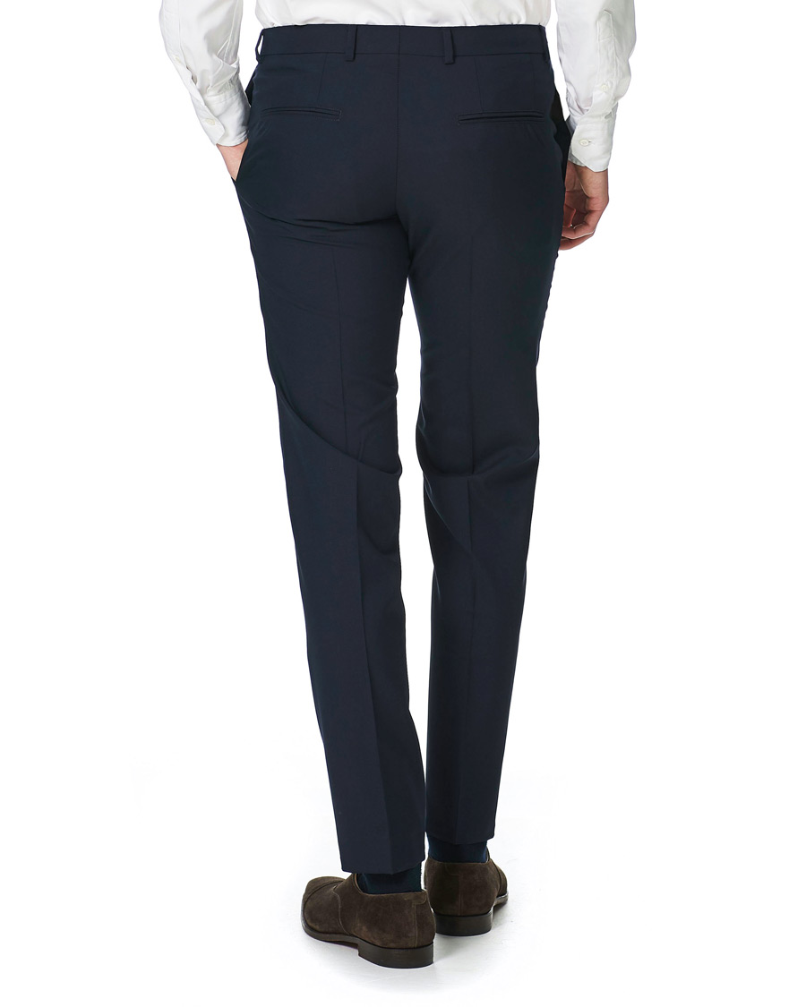 Herren | Hosen | Oscar Jacobson | Damien Trousers Super 120's Wool Navy