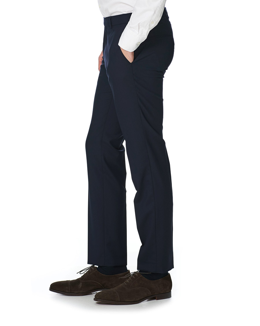 Herren | Hosen | Oscar Jacobson | Damien Trousers Super 120's Wool Navy