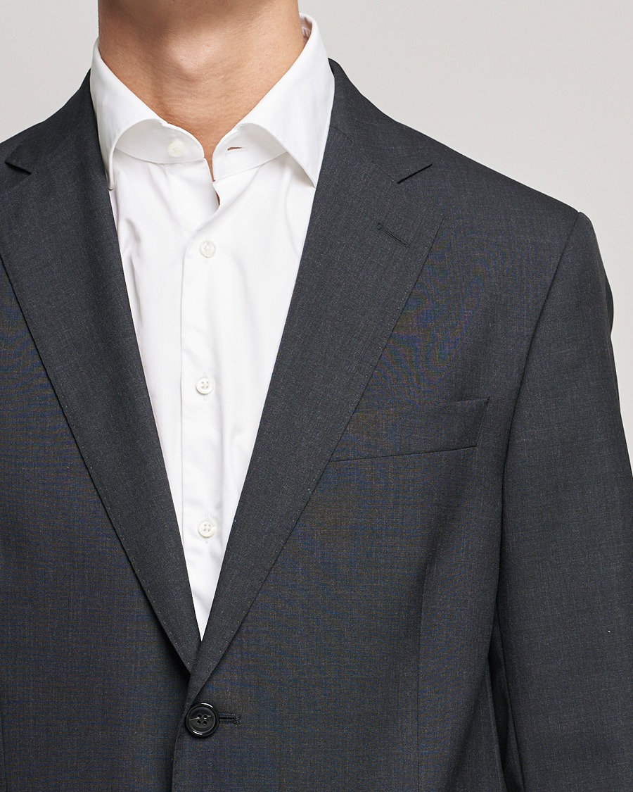 Herren | Sakkos | Oscar Jacobson | Edmund Blazer Super 120's Wool Grey