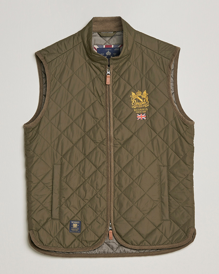 Herren | Westen | Morris | Trenton Quilted Vest Olive