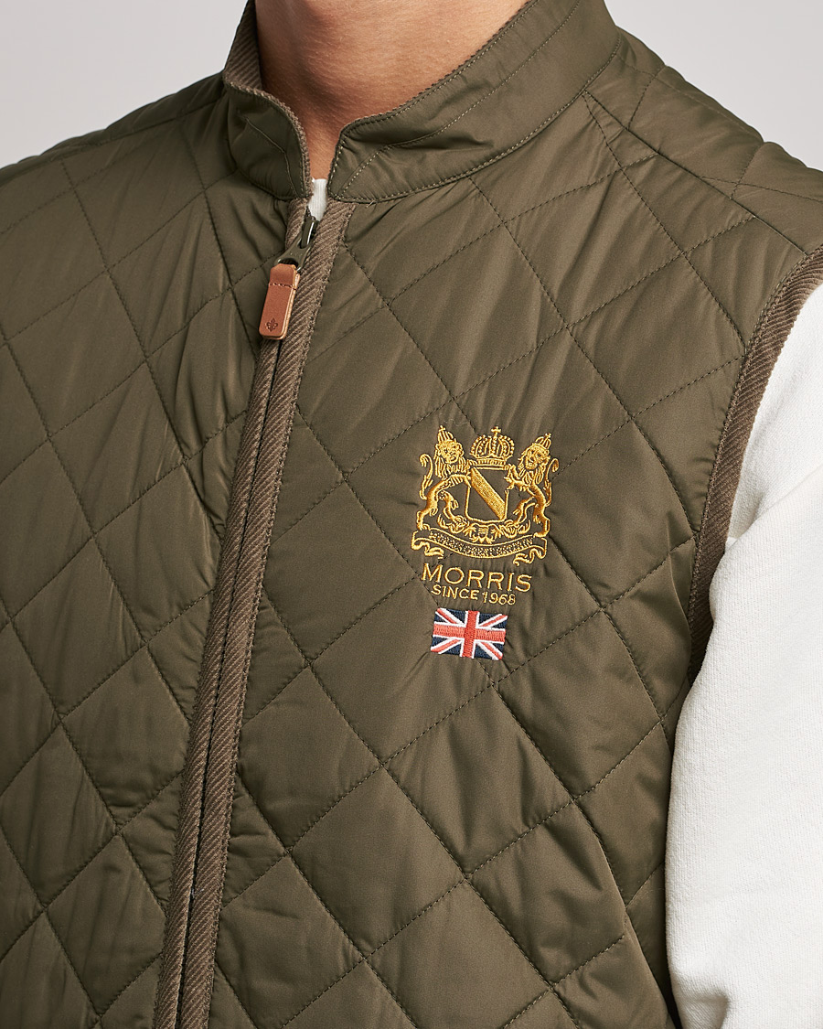 Herren | Westen | Morris | Trenton Quilted Vest Olive