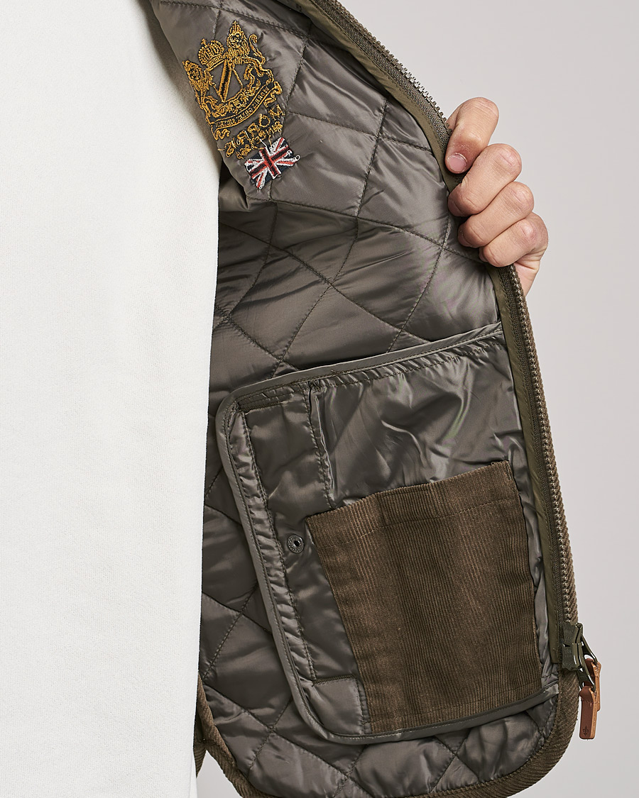 Herren | Westen | Morris | Trenton Quilted Vest Olive