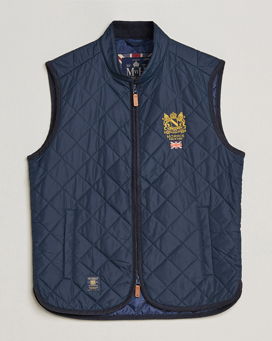 Herren | Westen | Morris | Trenton Quilted Vest Old Blue