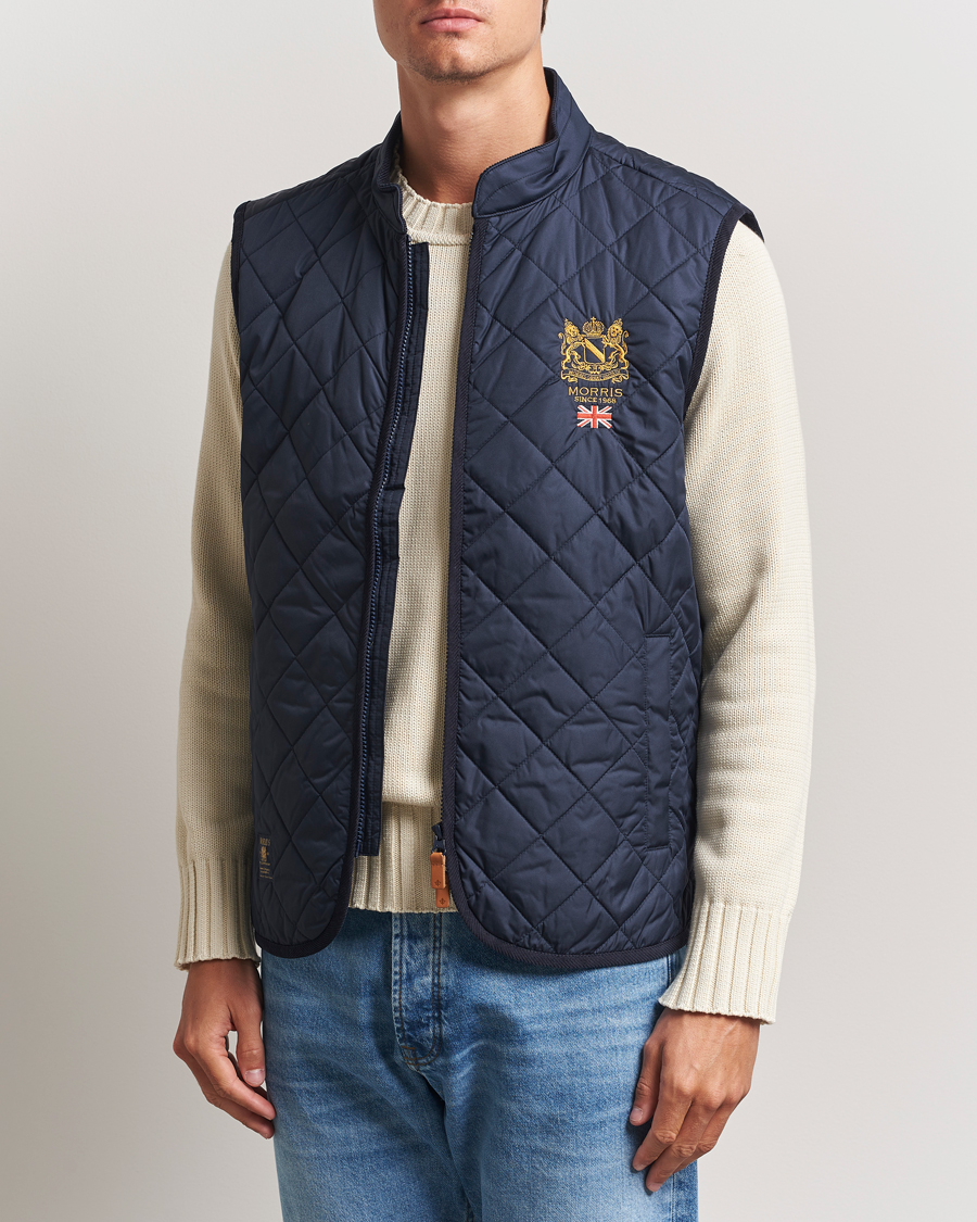 Herren | Westen | Morris | Trenton Quilted Vest Old Blue