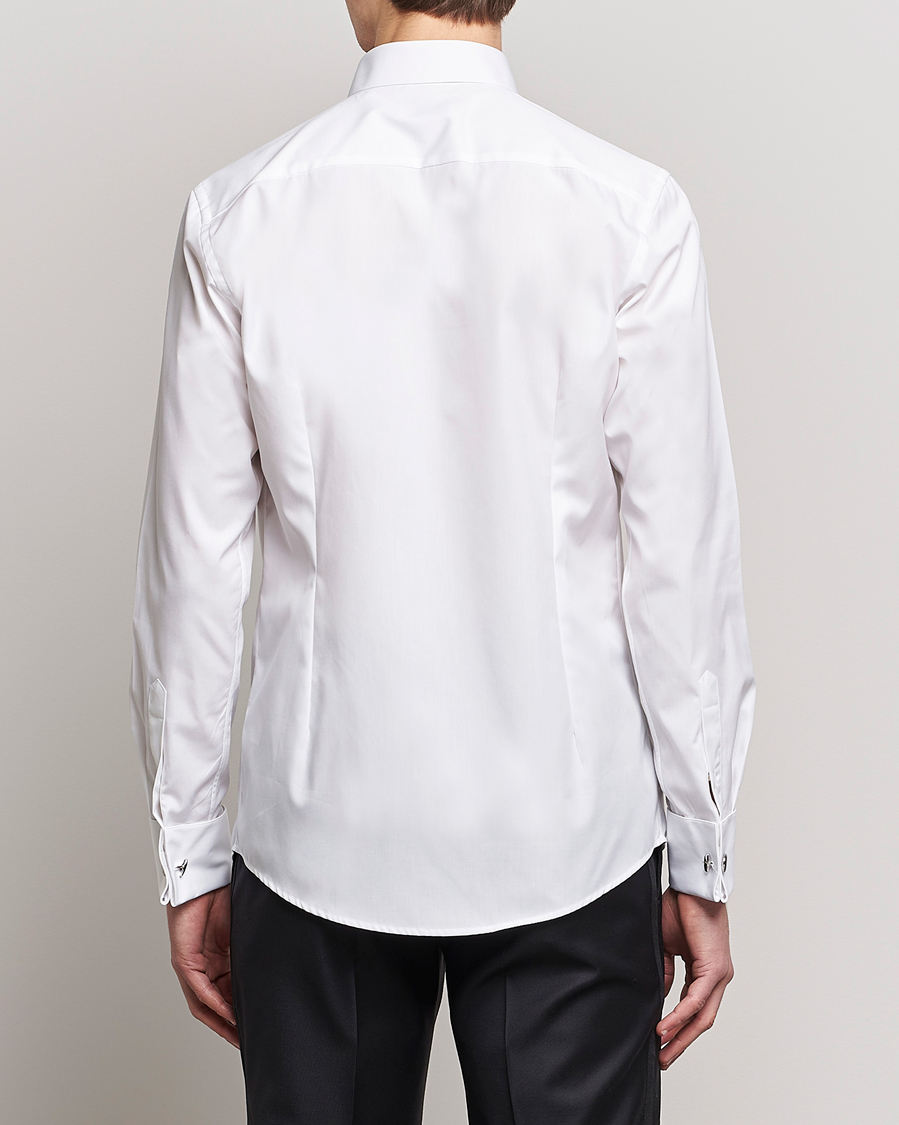 Herren | Hemden | Eton | Slim Fit Tuxedo Shirt Black Ribbon White 42 - L