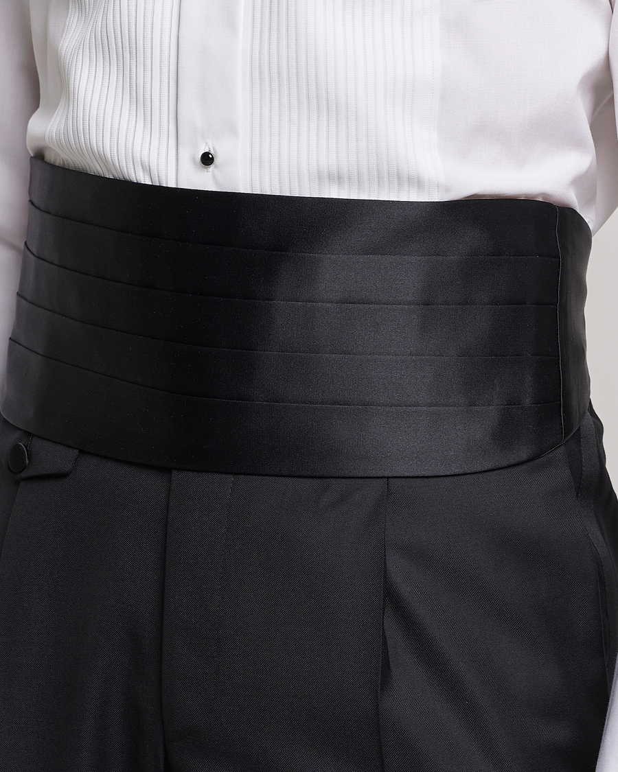 Herren | Eton Cummerbund Black | Eton | Cummerbund Black